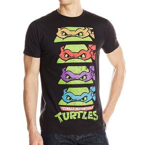 New! Teenage Mutant Ninja Turtles Masks T-Shirt TMNT Nickelodeon